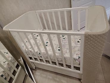nezer: Oğlan və qız üçün, İşlənmiş, Dördbucaq, Beşik, Dəst ilə, Matras ilə, Yellənmə mexanizmsiz — 3
