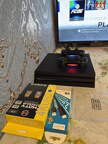 redmi 10s ikinci el: Sony PlayStation 4 Pro oyun konsolu 15 eded bahali oyun + 2 Tam — 7