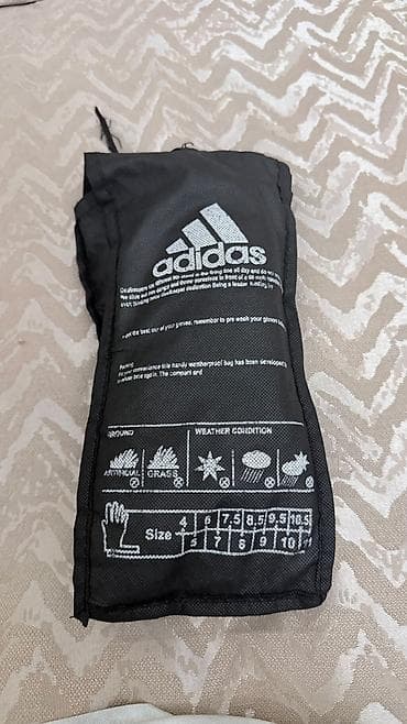 Əlcəklər: Adidas qapıçı əlcəkləri - Brend: Adidas - Rəng: qara əsaslı, qırmızı — 2