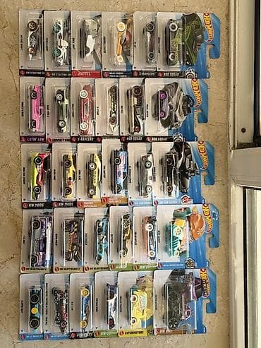 bas gitara: Hot Wheels kolleksiya seti – orijinal blister qablaşdırmada müxtəlif — 1