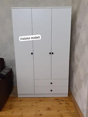 paltar dolab: Yeni, 3 qapılı, Siyirməli, Açılan, Düz dolab — 1