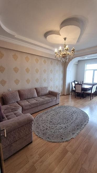 nizamide kiraye evler: 2 otaqlı mənzil – geniş və işıqlı planlama evi. içində mebiler var — 1