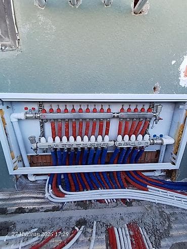 Сантехнические работы: Xidmət: Su əsaslı isti döşəmə sistemlərinin quraşdırılması Təsvir: - — 3