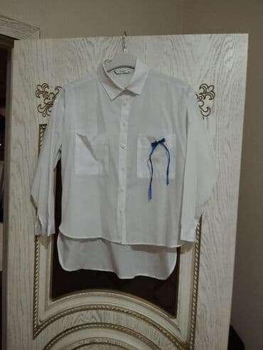 черная шифоновая рубашка: Köynək40L razmer — 5