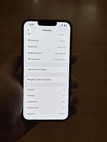 iphone 14 en ucuz: IPhone 13, 128 GB, Qırmızı, Zəmanət, Simsiz şarj, Face ID — 9