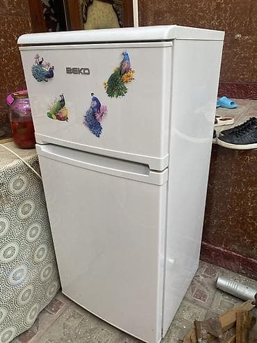 İşlənmiş 2 qapılı Beko Soyuducu Satılır, rəng - Ağ — 4