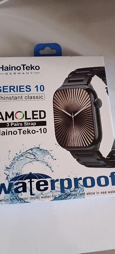 Наручные часы: Смарт часы, Водонепроницаемый, цвет - Черный — 3