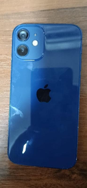 ayfon 17: IPhone 12 mini, Голубой, Face ID — 2