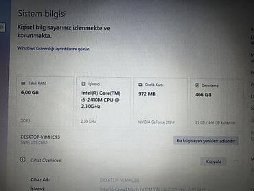 islenmis notebook satisi: Toshiba Satellite C660 noutbuk - Prosessor: Intel Core i5-2410M, 2.30 — 4