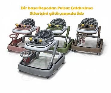 8 ayliq usaq sekilleri: 🚀 Uşaq Yürütəci – Yumuşaq, Rəngarəng və Əyləncəli! 🎉 🔹 İşıqlarla — 1