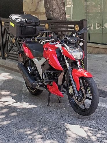 mopedler kreditle: - tvs apach, 160 sm3, 2024 il, 65000 km — 1