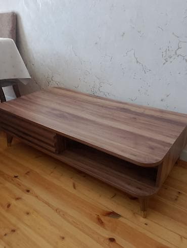sehf qapi: Mebel növü: Jurnal/TV masası - Material: MDF/laminat üzlü ağac — 3