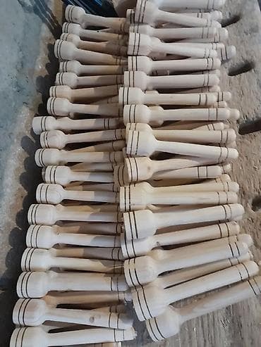 işlənmiş peç: Oğlan və qız üçün, Siyirməsiz, Bağça masası, Stullar ilə — 6