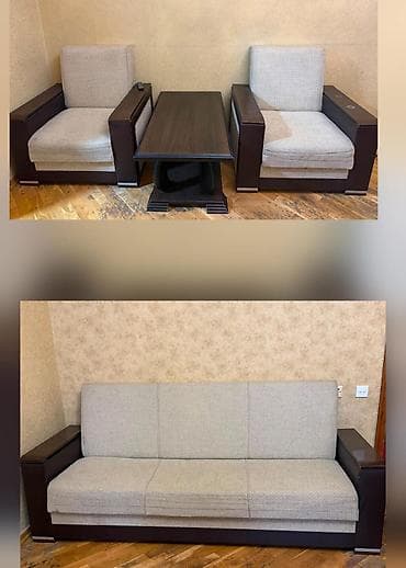 divan krislo: İşlənmiş, Divan, 2 kreslo, Jurnal masası — 1