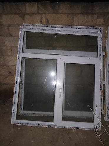 qapi plastik: PVC pəncərə və qapı blokları - Material: Ağ rəngli PVC profil — 4