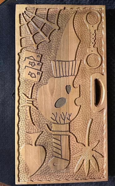 Məhsul: Taxta nərd dəsti (əl işləri oymalı) Təsvir: - Təbii ağacdan — 2