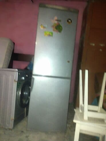 mikrafonlarin satisi: Gümüş rəngli ikikameralı soyuducu - Üst kamera: əsas soyutma bölməsi — 1