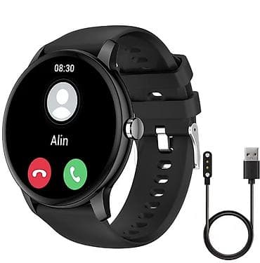 qol saati: Yeni, Smart saat, Sensor ekran, rəng - Qara — 2