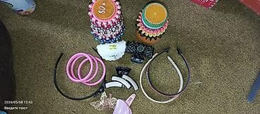 sac aksesuarları: Qadın saç aksesuarları. - Saç rezinləri və scrunchie-lər: bir neçə — 1