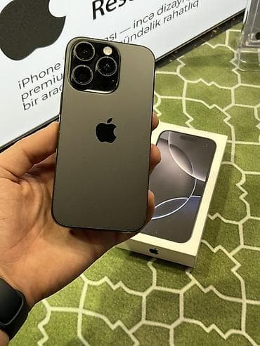 IPhone 16 Pro, 256 GB, Black Titanium, Face ID — 3