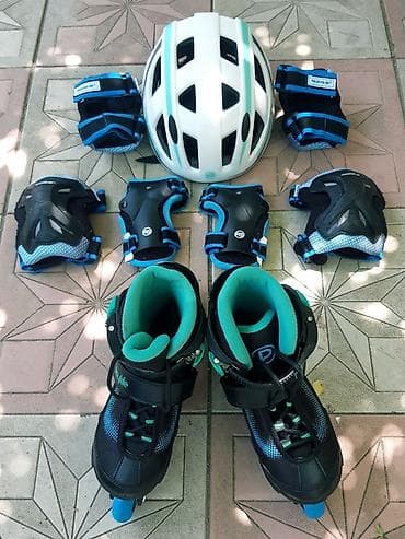 Ролики Powerslide Joker Blue Sky Combo - в хорошем состоянии и — 2
