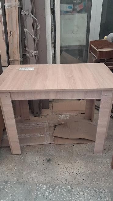 Dördbucaq masa, Stulsuz, Polkasız, Siyirməsiz, MDF — 1