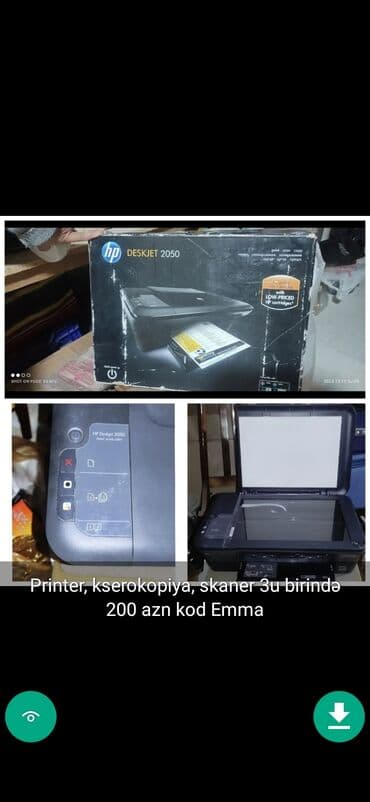 notebook alisi: Printer Serekopya aparatlari qiymet ve melumat sekillerde qeyd olunub — 4