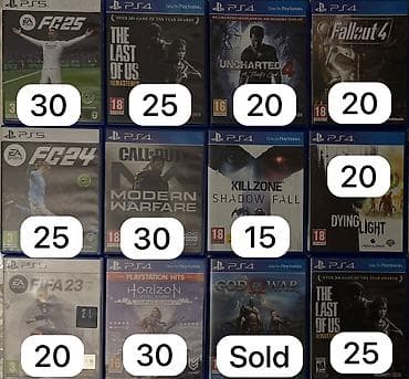 playstation 3 diskləri: Qarışıq janr, İşlənmiş — 1