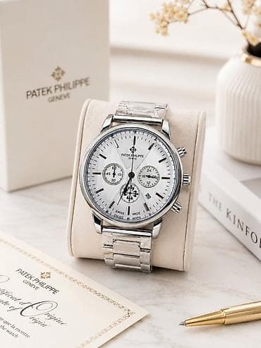 kişi aksessuarları: Yeni, Qol saatı, Patek Phillipe, rəng - Qara — 7