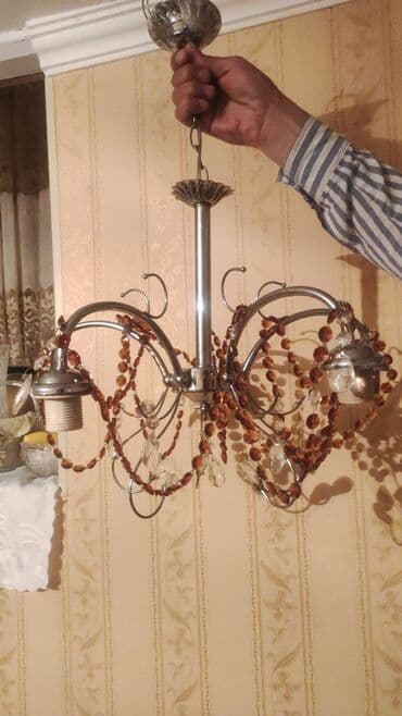 çilçıraqlar: Çılçıraq, 5 lampa, Xrustal — 9