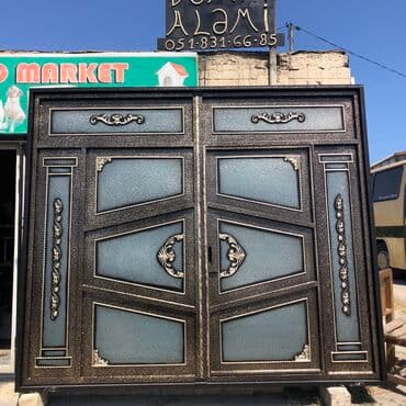 avtomat darvazalar: Eni-3 Hündürlük 2.60 Şveller-8diy Profil 40/40 Qalın List-2liy — 4