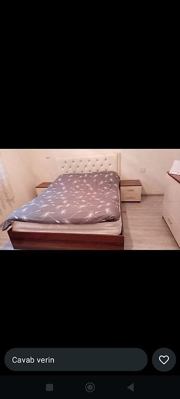 Yataq otağı dəstləri: İkinəfərlik çarpayı, Dolab, İşlənmiş — 2