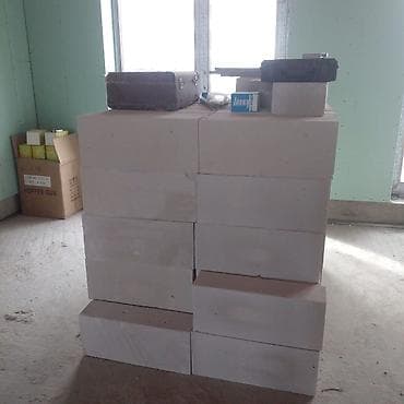 Qazbeton (aero-beton) bloklar - Material: yüngül qazbeton – daxili