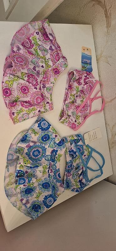 Uşaq üçün qız üzgüçülük dəstləri - Model: 2 hissəli bikini (üst + — 3