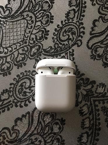 apple macbook: Apple AirPods (1-ci nəsil) simsiz qulaqcıqlar ancaq mahni qulax asmax — 2