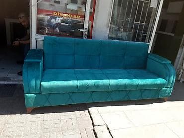 Divanlar: Divan fabrik istehsalidir En 220 sm Ici 180 sm Acilir alti sandiq — 4