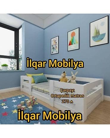 carpayilar: Birnəfərlik, Bazasız, Ödənişli matras, Siyirməsiz, Türkiyə, Mat laminat — 3
