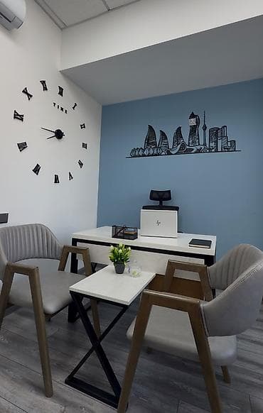 stul ofis: Ofis mebel dəsti – “Loft” üslubunda ünvan Badamdar 2 dəst - (4 stul — 1