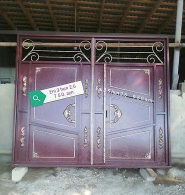 Demir darvazalar seyf qapilar her novde her olcude unvan mastaga