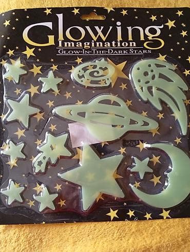 novruz bezeyi: Glowing Imagination – Glow-in-the-Dark Stars dəsti - Qaranlıqda — 2