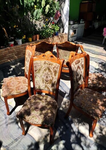 Qonaq otağı üçün, İşlənmiş, Qatlanmayan, Stul