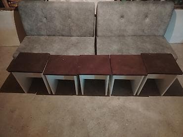 xengel sifarisi: İkioturacaqlı yumşaq oturacaq modul - Dizayn: Minimalist xəttlər, düz — 1