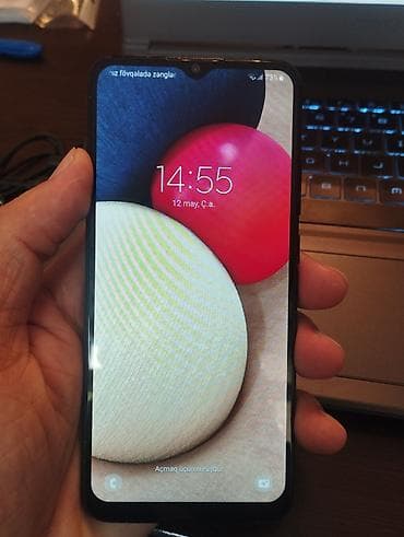 iphone x telefon: Samsung Galaxy A02 S, 32 GB, rəng - Qara, İki sim kartlı — 4