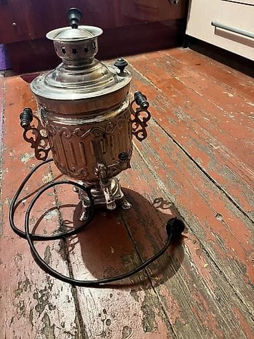 kabelər: Elektrik samovar - Klassik dizaynlı, metal korpuslu elektrik samovarı — 1