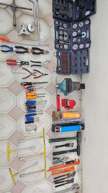 Ручные механические инструменты: Alət dəsti – müxtəlif növlər və ölçülər Mühəndislik, avtomobil və — 3