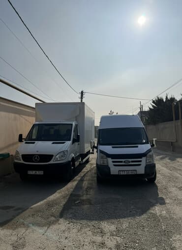 Yükdaşıma xidməti - Fotoşəkillərdə olan iki növ yük maşını ilə