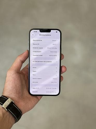 IPhone 13 Pro Max, 256 GB, Sierra Blue, Face ID, Simsiz şarj — 3