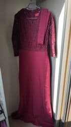 ziyafət geyim: Uzun ziyafət/libas - Rəng: tünd çəhrayı (fuksiya tonunda) - Üst — 2