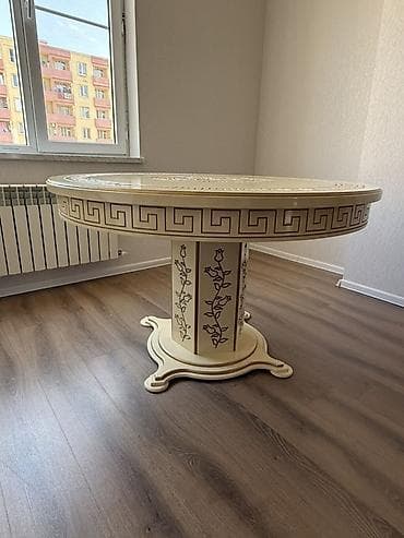 divan ucun parcalar: Klassik masa, Açılmayan, MDF, Yumru masa — 3