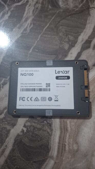 Digər ehtiyat hissələri: SSD disk 240 GB, 2.5", İşlənmiş — 2